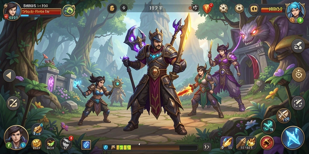 Gameplay seru di dunia fantasi 88BOS saat melawan monster berbahaya.