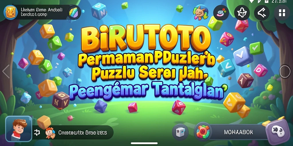 Tampilan gameplay menarik di BIRUTOTO dengan tantangan puzzle.