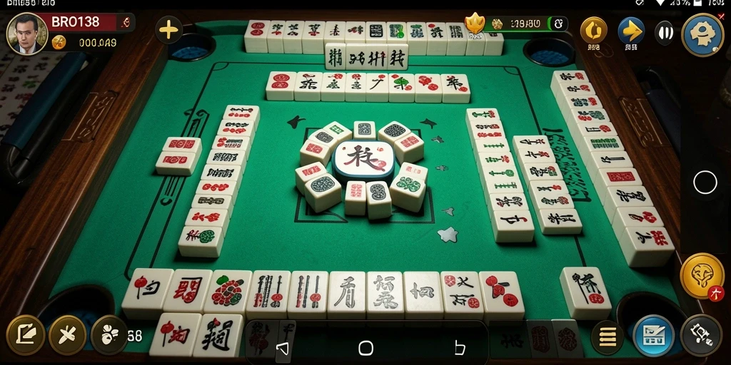 Tampilan gameplay Mahjong yang menarik dan penuh warna.