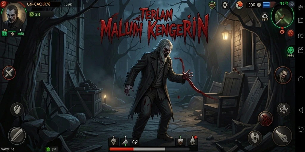 Gameplay menakutkan di dalam dunia gelap CACOR78.