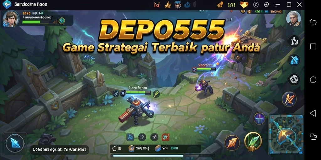 Gameplay menarik dalam DEPO555 yang menggambarkan strategi SLG.