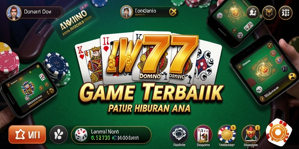 Screenshot gameplay IW777 saat bermain domino seru.