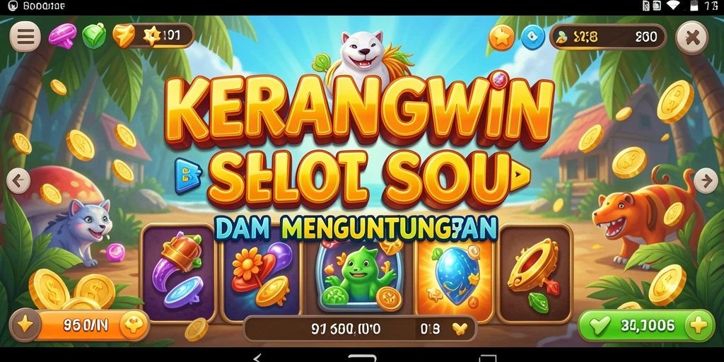 Tampilan menarik dari gameplay Slot KERANGWIN yang mengasyikkan.