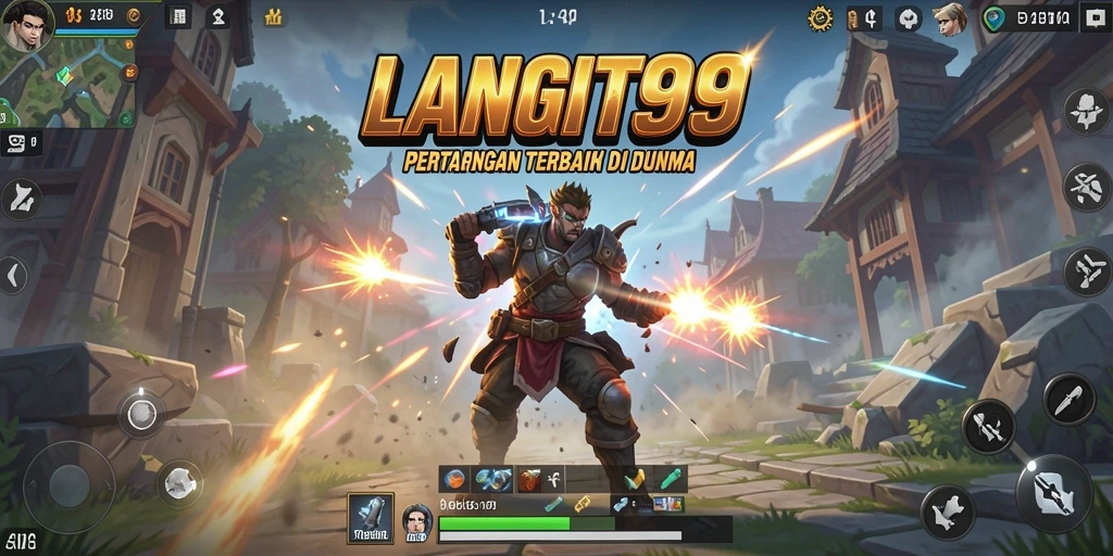 Tangkapan layar LANGIT99 menampilkan pertarungan spektakuler dengan grafik yang memukau.