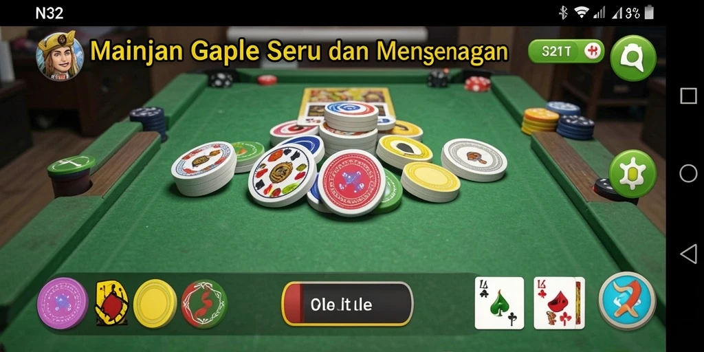 Gameplay Gaple yang seru dan menantang di N32.