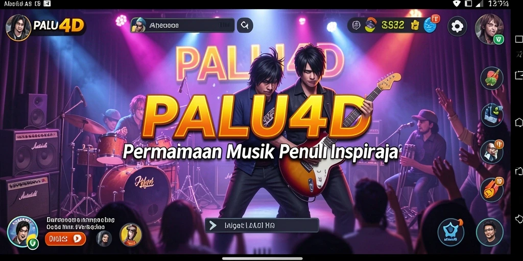 Tampilan gameplay PALU4D yang menampilkan pengalaman bermain musik yang seru.