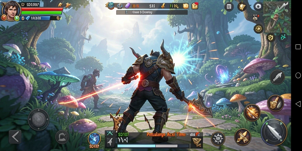 Gameplay ARPG yang seru dan menantang di SD107.
